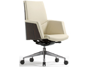 Leather Medium Back Chair
